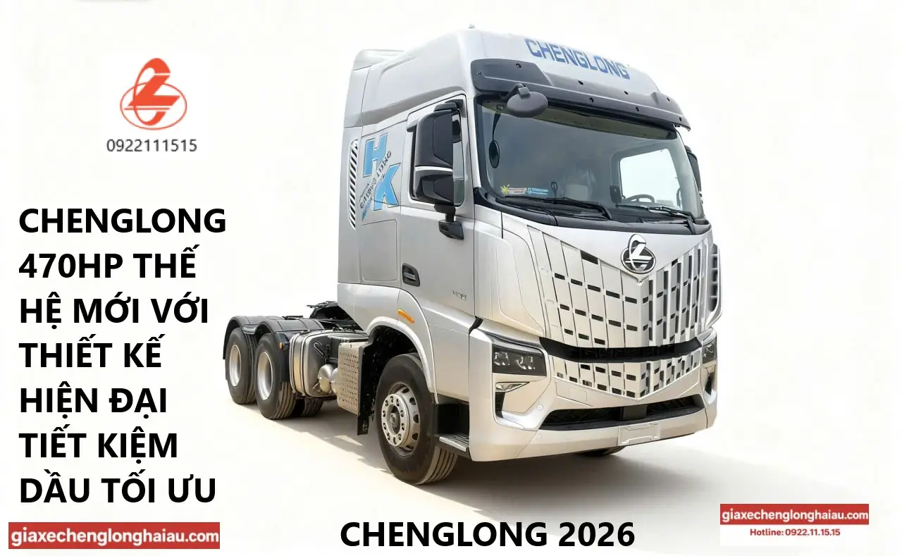 Xe Đầu Kéo Chenglong 470HP Mẫu 2026 